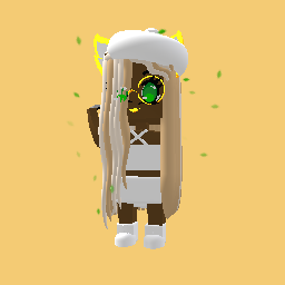 gold and green girl💛💚