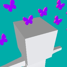 Papillon flying