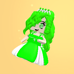 A green girl