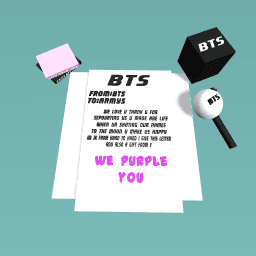 a letter from bts to every army :D