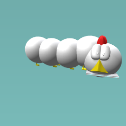 The chiken catapillar