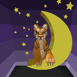 The tiger that waits on the golden moon