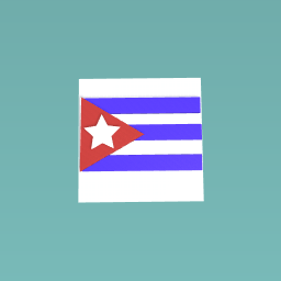 The cuban flag