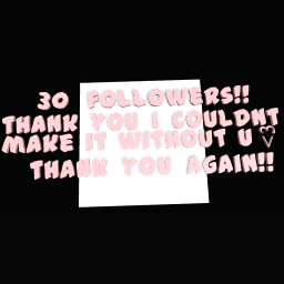 30 followrs!!
