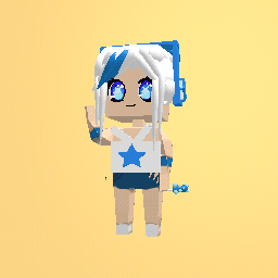 blue and white skin hope u like it