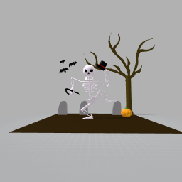 dancing skeleton
