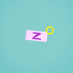 Name tag with the letter Z