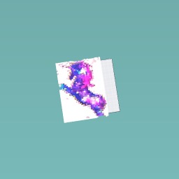 Unicorn pixelated
