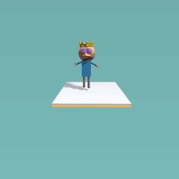 king with lego hands