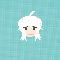 White haired girl in my style :3