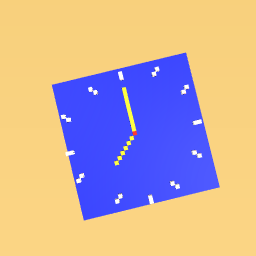 my blue clock