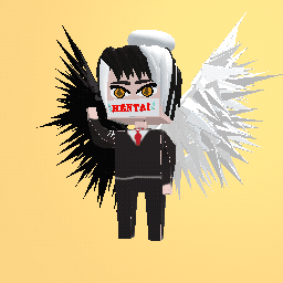 balck outfit / otaku / boy