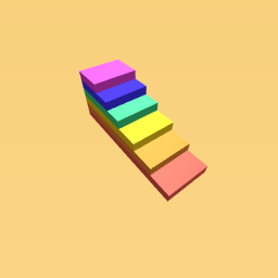 Rainbow stairs