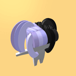 ~ Purple & Black Ponytails ~