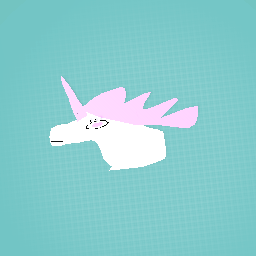Unicorn that is smiling