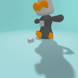 DJ penguin robot