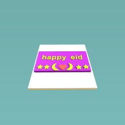 happy eid greeting card