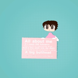 200 follower ALL ABOUT MEEE