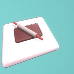 rolling pin on a cuttingboard