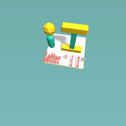 Letter " i I " Simple Design "