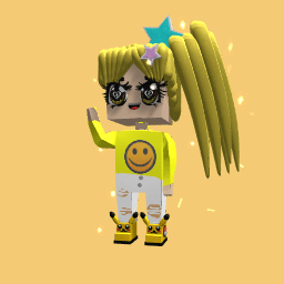 A yellow cute girl