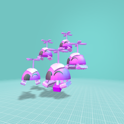 Valentines helicopter blob(s)