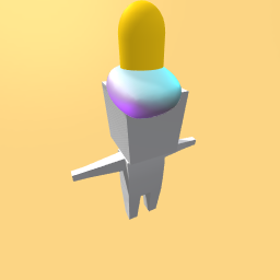Galaxy/yellow tall hat