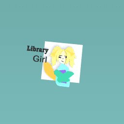 A library animal girl UwU