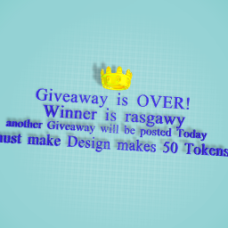 Giveaway is OVER!