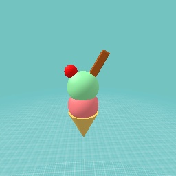 Double ice-cream cone!!