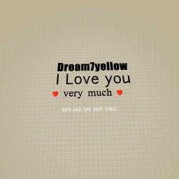 for Dream7yellow