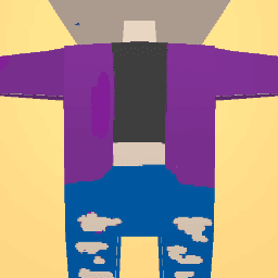 Dark black and purple clothes