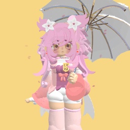 Cute pink avatar (asphodel's 900 follower outfit)