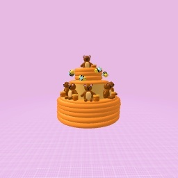 Honey bear cake