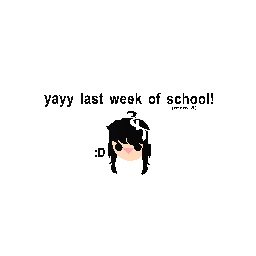 yayy last week of term 3!