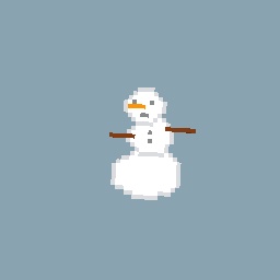 Pixel Snowman