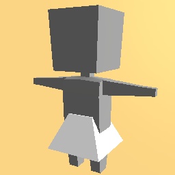 white bow tutu skirt  (only for   mr rblx followers)