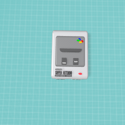 SNES game box