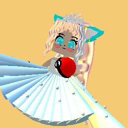 adorable kitten princess pokemon trainer:)