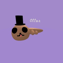 Weird otter guy i made for world otter day