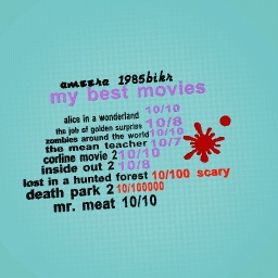 my best movies