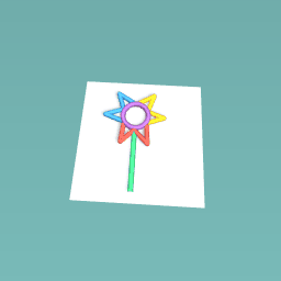 Flower bubble blower