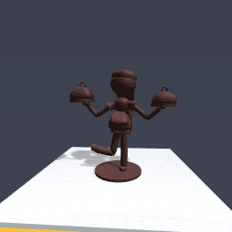 Chocolate Chef Sculpture
