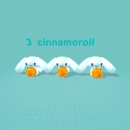 3 cute cinnammoroll