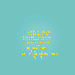 Bye guys he to see you on the other side :)