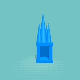 Blue spiky hut!