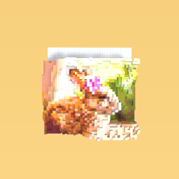 It is cute little rabbie