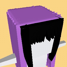 purple with black bangs cheap