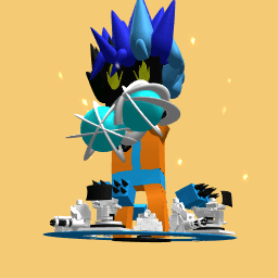 goku set for free/follow me/thanks