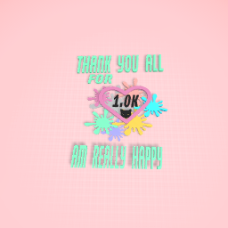 thank you for 1k